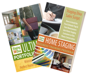 Home Staging Portfolio Guide and Sales Script Bundle